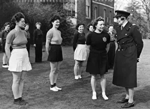 Miss Muriel Haddesley, former England woman cricketer and Warwickshire County golfer