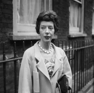 00825 Prints: Miss Pamela Berry, who won her appeal against the British Transport Commision for an