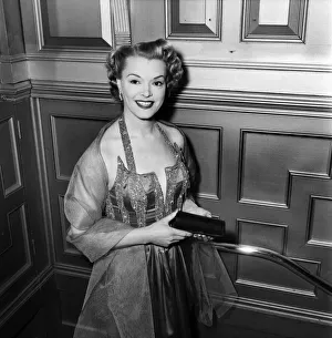 Miss Roberta Huby at the first night of High Spirits at the London Hippodrome. D2556