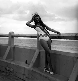 The Miss Tyne Tees Television beauty contest at Tynemouth Open Air Swimming Pool 24 July