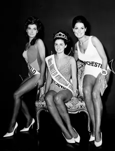 Miss UK 1966. Jennifer Lewis with runners up Jennifer Gurley and Nina Scott