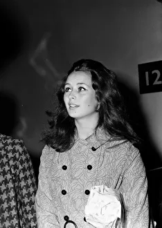 Miss UK 1969. Sheena Drummond from Scotland with her mum 22nd October 1969