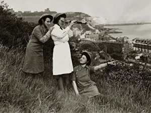Observation Prints: Miss Violet Bignnell Miss Gwendoline Stephens and Mrs EJ davies three NaFI girls who can