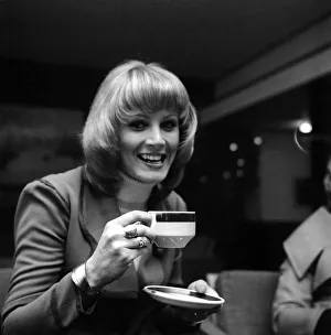 Miss World, Belinda Green on a visit to Tyneside on 10th January, 1973