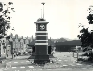 Brewing Prints: Mitchells and Butlers Brewery. The clock tower which used to be a feature of