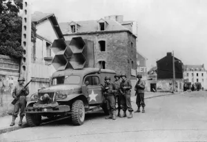 Town Prints: A mobile Broadcasting Company appeals to hidden German snipers to