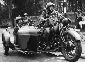 A mock up reconnaissance exercise in Perthshire, Scotland