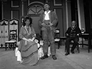 Plays Prints: Model-come-actress Linda Lusardi stars in Pygmalion and plays the part of Eliza Doolittle