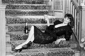 Model Jackie Jones, whose resemblance to Victoria Principal