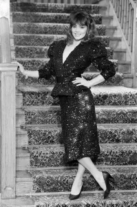 Model Jackie Jones, whose resemblance to Victoria Principal