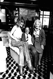 Model Jilly Johnson at a Suite Centre in Newcastle in September 1983