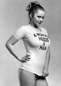 Sexy Prints: Model Joanne Latham will undoubtedly be criticised by Militant Feminists for posing for
