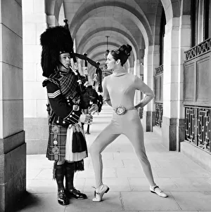 Model Philippa Wakeham, wearing Romeo catsuit designed by Gibi of Rome