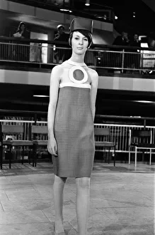 A model at rehearsals for a charity gala Pierre Cardin is giving at the Commonwealth