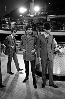 Models at rehearsals for a Pierre Cardin charity gala he is giving at the Commonwealth