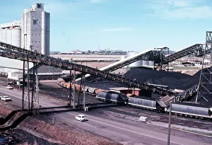 Air Pollution Prints: Modern Coal Handling and Storage Facility port of Gladstone australia industry