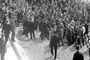 00097 Collection: Mods are arrested after clashing with Rockers on Brighton Beach. 19th April 1965