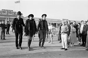 The mods and rockers were two conflicting British youth subcultures of the early to