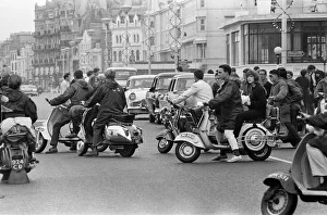 The mods and rockers were two conflicting British youth subcultures of the early to