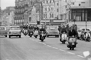 The mods and rockers were two conflicting British youth subcultures of the early to