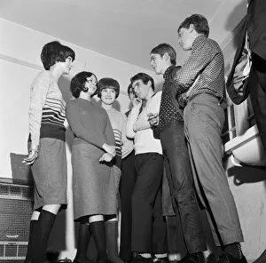 00531 Prints: The mods and rockers were two conflicting British youth subcultures of the early to