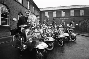 The mods and rockers were two conflicting British youth subcultures of the early to