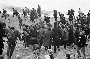 The mods and rockers were two conflicting British youth subcultures of the early to