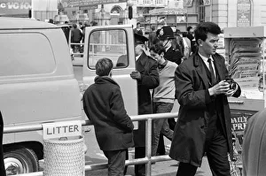 00540 Prints: The mods and rockers were two conflicting British youth subcultures of the early to