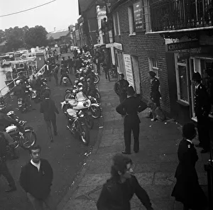 The mods and rockers were two conflicting British youth subcultures of the early to