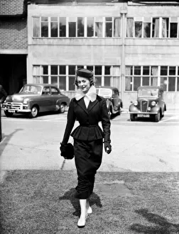 Moira Shearer, the famous dancer who is accustomed to wearing very light clothes