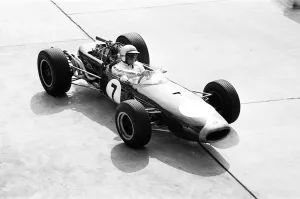 Monaco Grand Prix practice 1966. 22nd May 1966. Jack Brabham