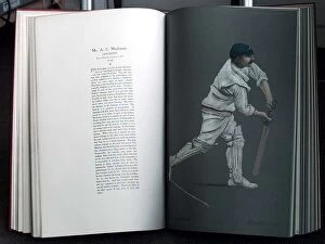 Images Dated 22nd June 1998: Money Page Cricket Feature The Empires Cricketers Book from 1905 is worth £2