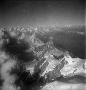 Alps Prints: Mont Blanc (French for white mountain) or Monte Bianco (Italian