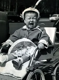 Fifteen month old Dianne Susan Worzella whose father is an American airman stationed in