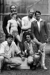 Comedians Prints: The Monty Python team (minus Eric Idle) back together again to promote the release of
