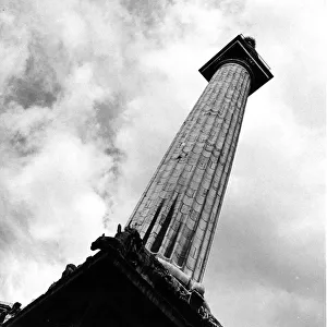 Building Prints: The Monument to the Great Fire of London in Pudding Lane Circa 1973