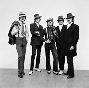 Images Dated 18th July 2014: The Moody Blues, dressed as gangsters for photoshoot, 18th October 1967