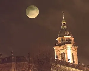Core6 Prints: The Full Moon, the last of the Century and brightest since 1930 over St Philips Cathedral
