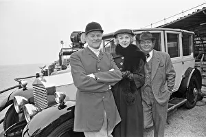 Moray Watson as the Brigadier (left) Anna Massey as Mademoiselle Antoinette Dupont