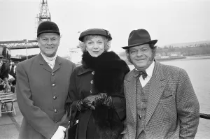 01517 Prints: Moray Watson as the Brigadier (left) Anna Massey as Mademoiselle Antoinette Dupont