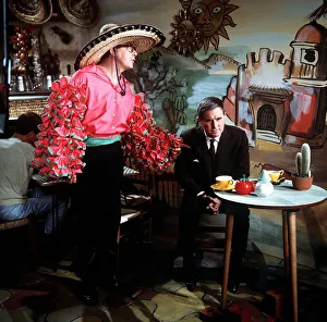 Comedians Prints: Morecambe and Wise comedians in a scene from the film The Intelligence Men