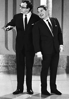 Morecambe And Wise Eric Morecambe Comedian & Ernie Wise Comedian on stage during a
