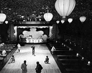 The morning after as cleaners get to work on the dance floor at a London night club
