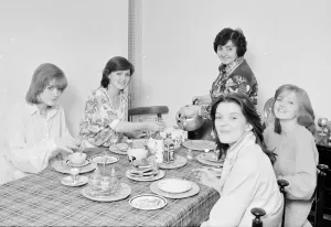 Breakfast Prints: Mother Maureen Nolan seen here making breakfast for her daughters the Nolan Sisters
