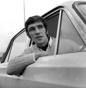 Ford Prints: Motor: Cars. 31 year old Bryan Nash of Nunhead, S. E. 15 with his 1966 MK1 Ford Cortina