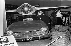 Motor Show Preview Day at Earls Court. Traffic Warden Jacqui Smith looks