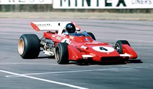 Motor Racing Formula One British Grand Prix Siverstone July 1971 Jackie Ickx in his