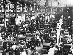 01187 Collection: The Motor Show, 1930, at Empire Hall, Olympia London, Among the cars launched at this