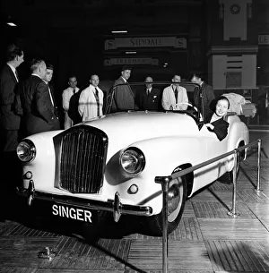 Motor Show: The new singer brothers sports coupe at The Earls Court Motor Show