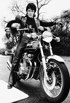 Core69 Prints: MotorCycles Alvin Stardust aboard the Kawasaki Z900 superbike 1976 DBASE MSI